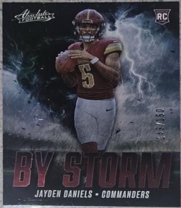 2024 Panini Absolute By Storm Jayden Daniels [Red Spectrum] #BS-JDS card