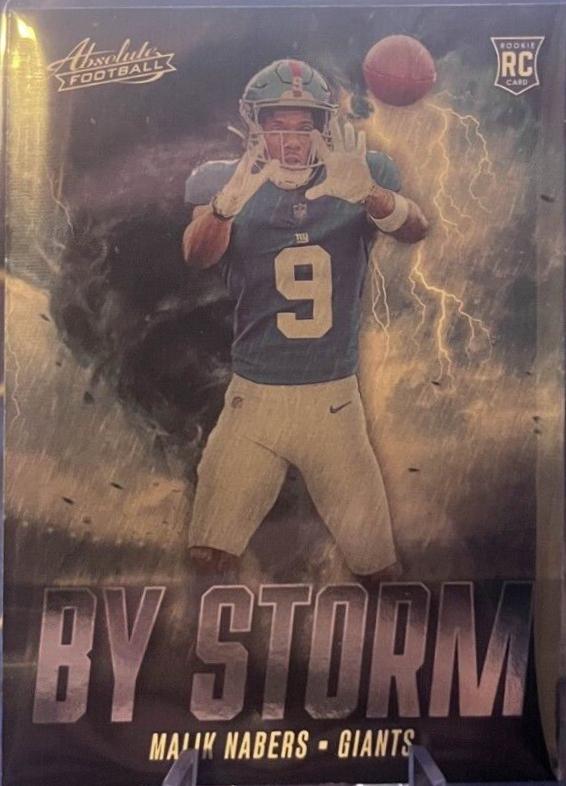 2024 Panini Absolute By Storm Malik Nabers #BS-MNS card