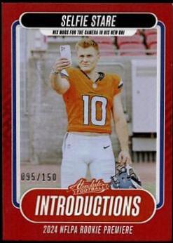 2024 Panini Absolute Introductions Bo Nix [Red Spectrum] #I-BNX card