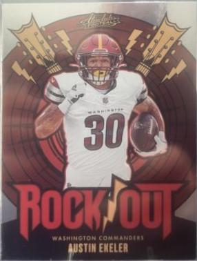 2024 Panini Absolute Rock Out Austin Ekeler #RO-AER card