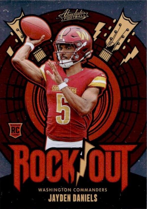 2024 Panini Absolute Rock Out Jayden Daniels #RO-JDS card