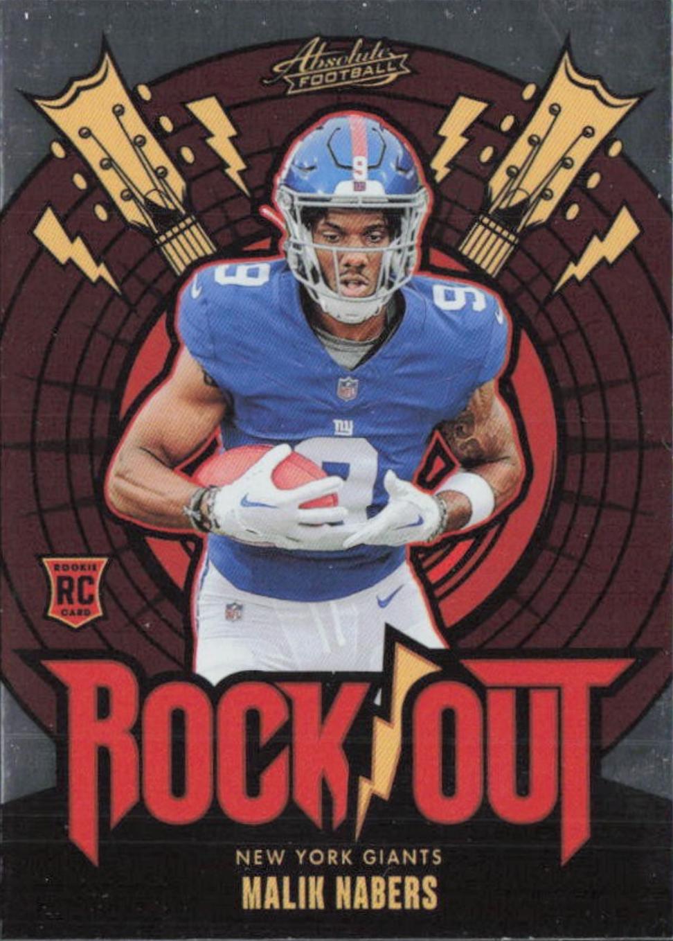 2024 Panini Absolute Rock Out Malik Nabers #RO-MNS card