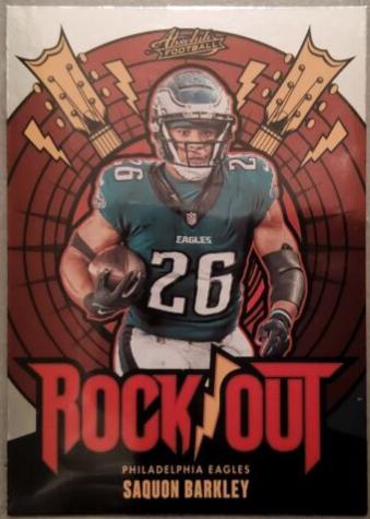 2024 Panini Absolute Rock Out Saquon Barkley #RO-SBY card