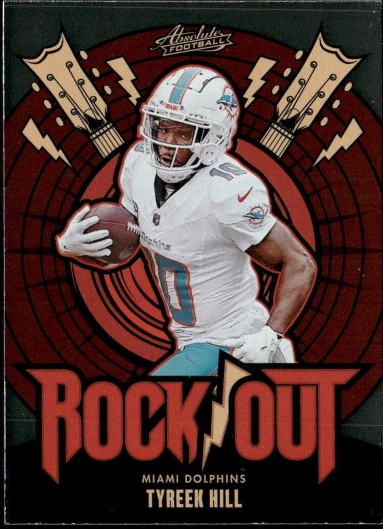 2024 Panini Absolute Rock Out Tyreek Hill #RO-THL card