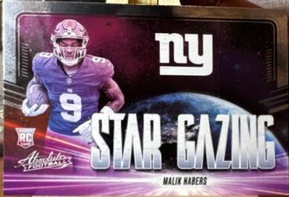 2024 Panini Absolute Star Gazing Malik Nabers #SG-MNS card