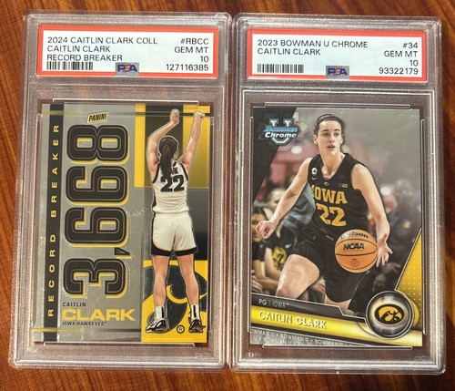 2024 Panini Caitlin Clark Collection Record Breaker Caitlin Clark #RB-CC card