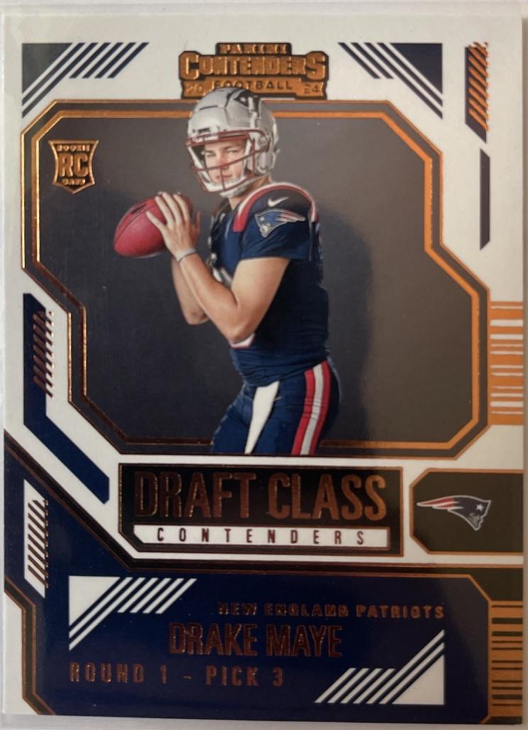 2024 Panini Contenders Draft Class Drake Maye [Bronze] #3 card