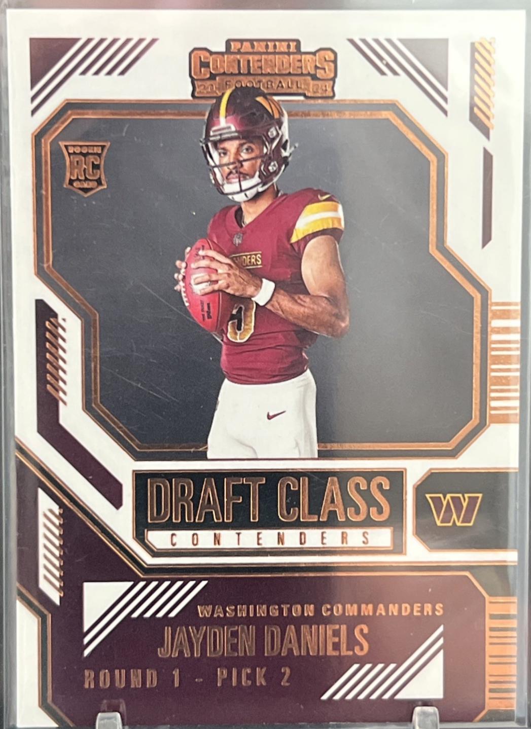 2024 Panini Contenders Draft Class Jayden Daniels [Bronze] #2 card