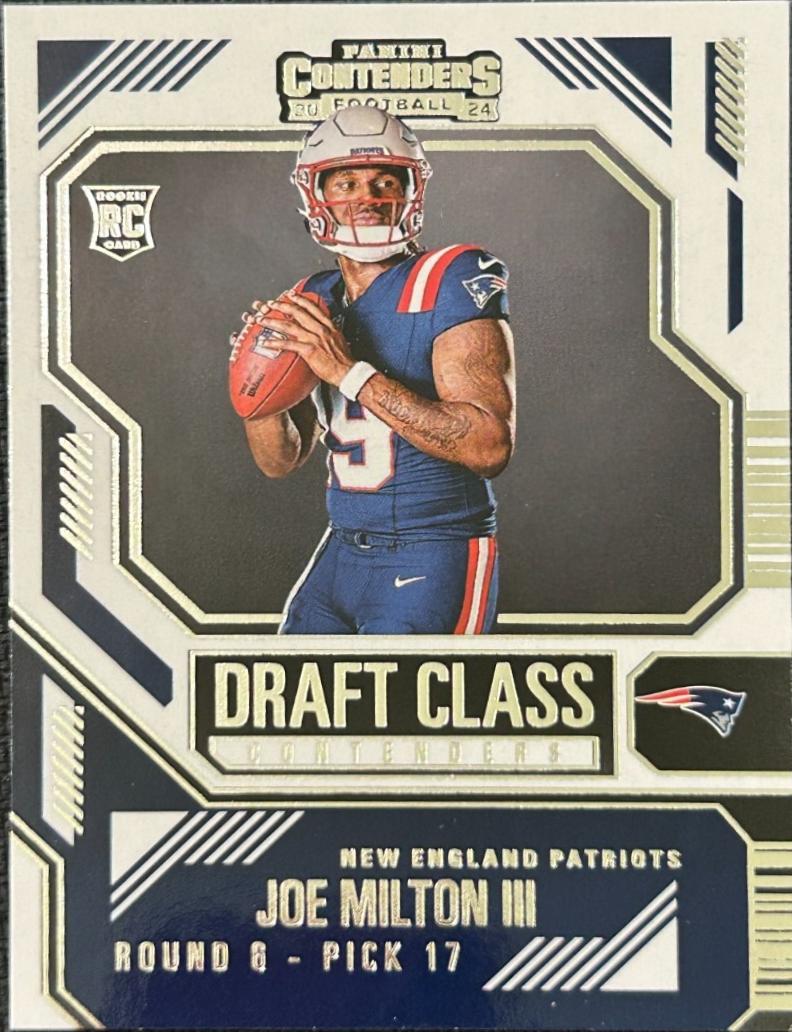 2024 Panini Contenders Draft Class Joe Milton III #11 card