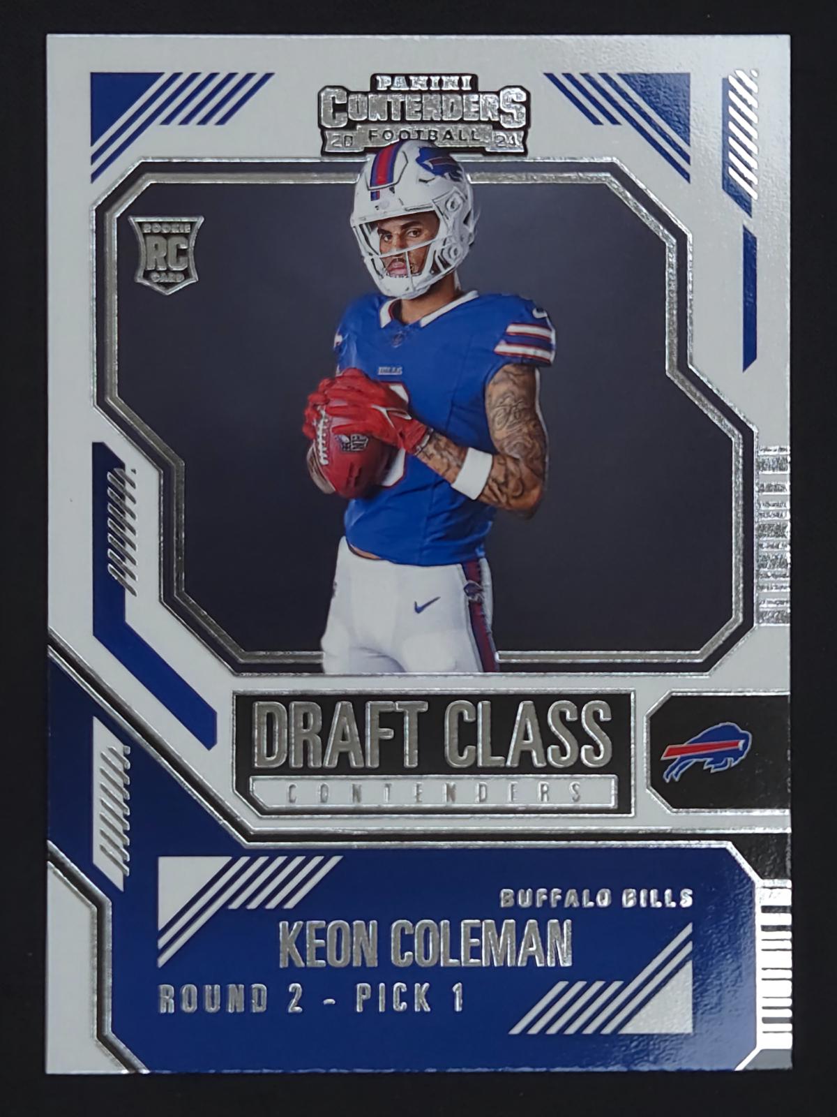 2024 Panini Contenders Draft Class Keon Coleman #17 card