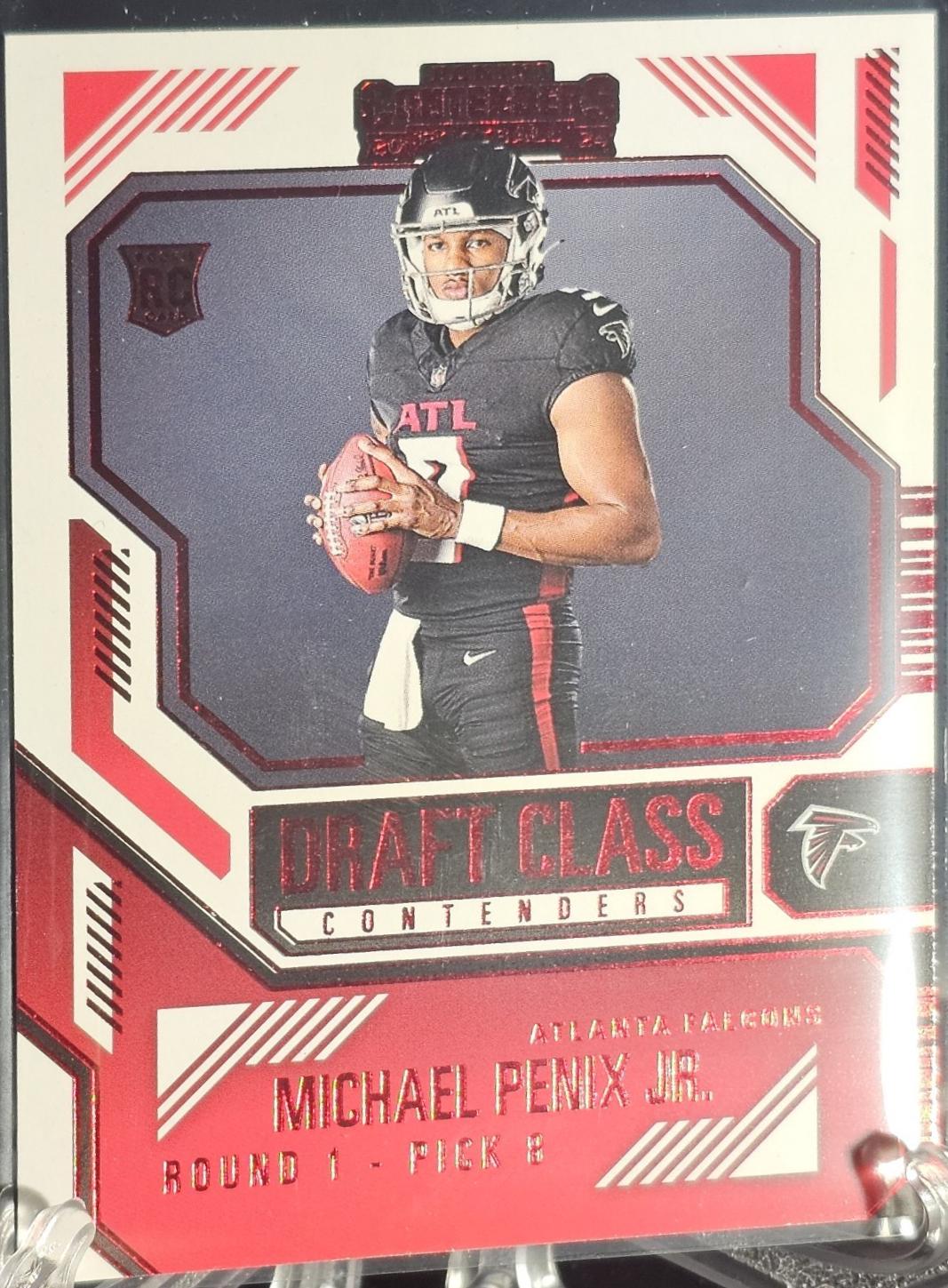 2024 Panini Contenders Draft Class Michael Penix Jr. [Red] #9 card