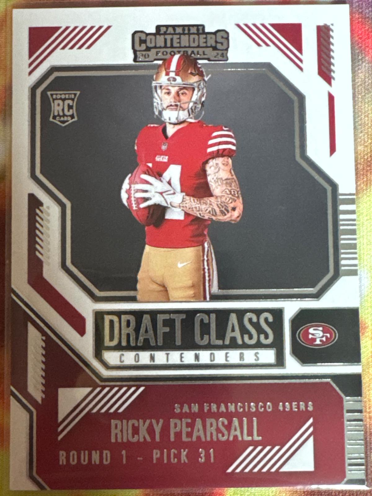 2024 Panini Contenders Draft Class Ricky Pearsall #15 card