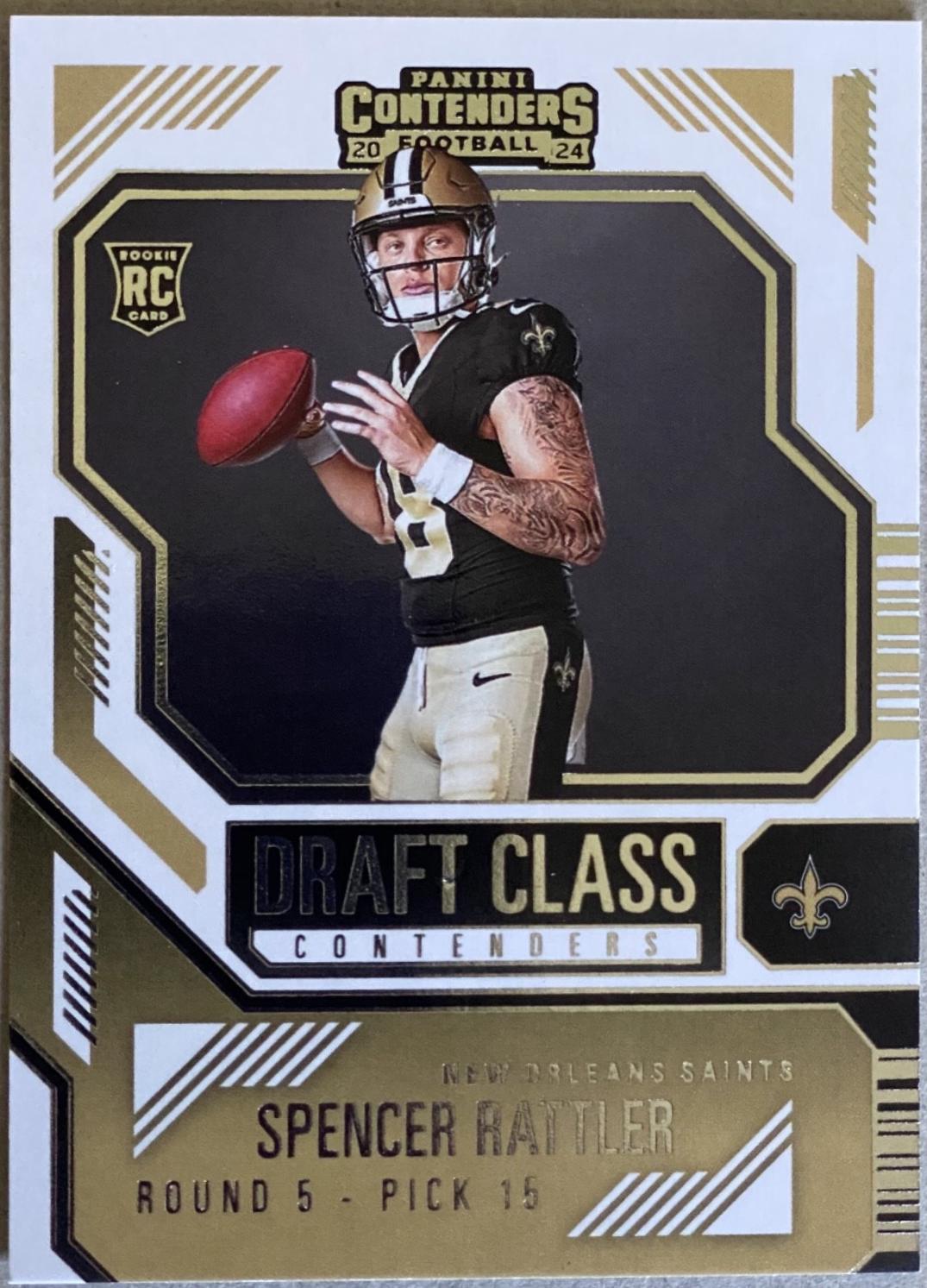 2024 Panini Contenders Draft Class Spencer Rattler #10 card