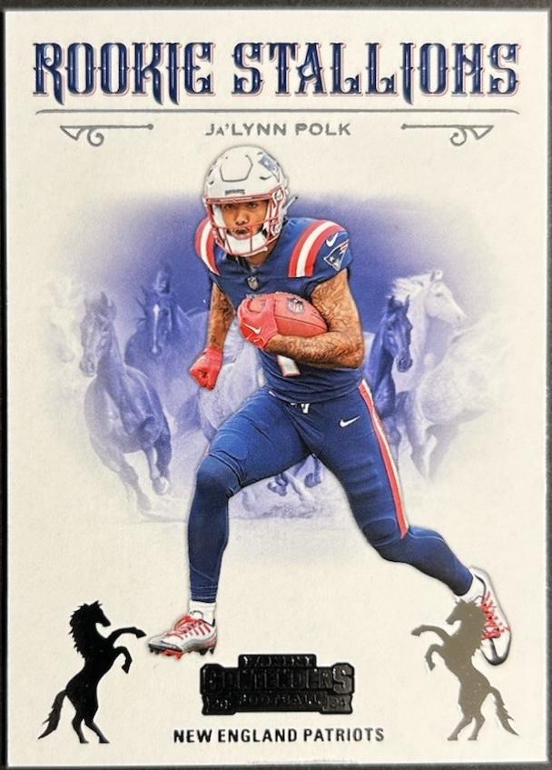 2024 Panini Contenders Rookie Stallions Ja'Lynn Polk #18 card