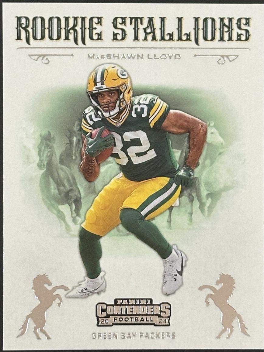 2024 Panini Contenders Rookie Stallions MarShawn Lloyd #24 card