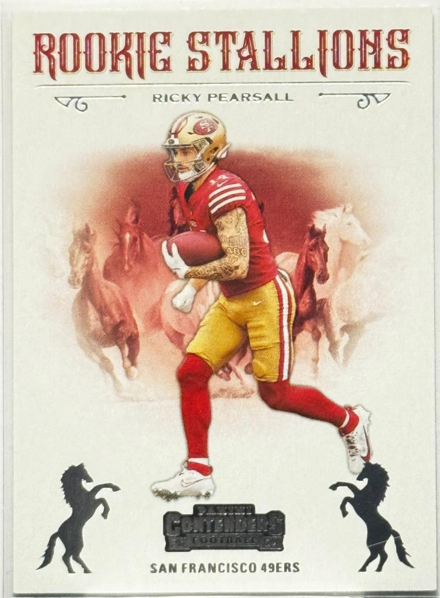 2024 Panini Contenders Rookie Stallions Ricky Pearsall #15 card