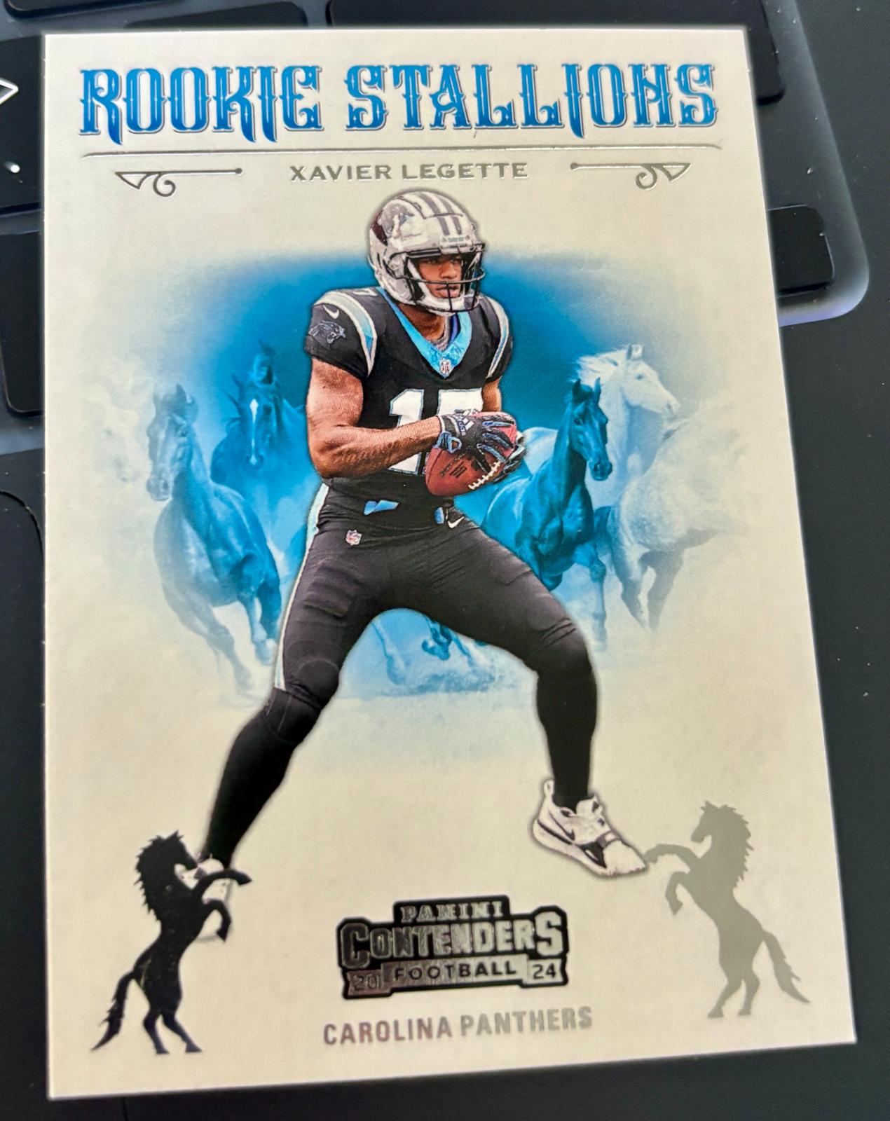2024 Panini Contenders Rookie Stallions Xavier Legette #16 card
