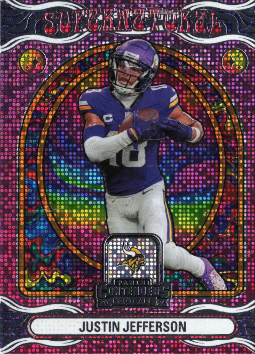 2024 Panini Contenders Supernatural Justin Jefferson #7 card