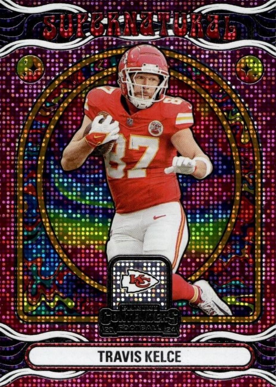 2024 Panini Contenders Supernatural Travis Kelce #9 card