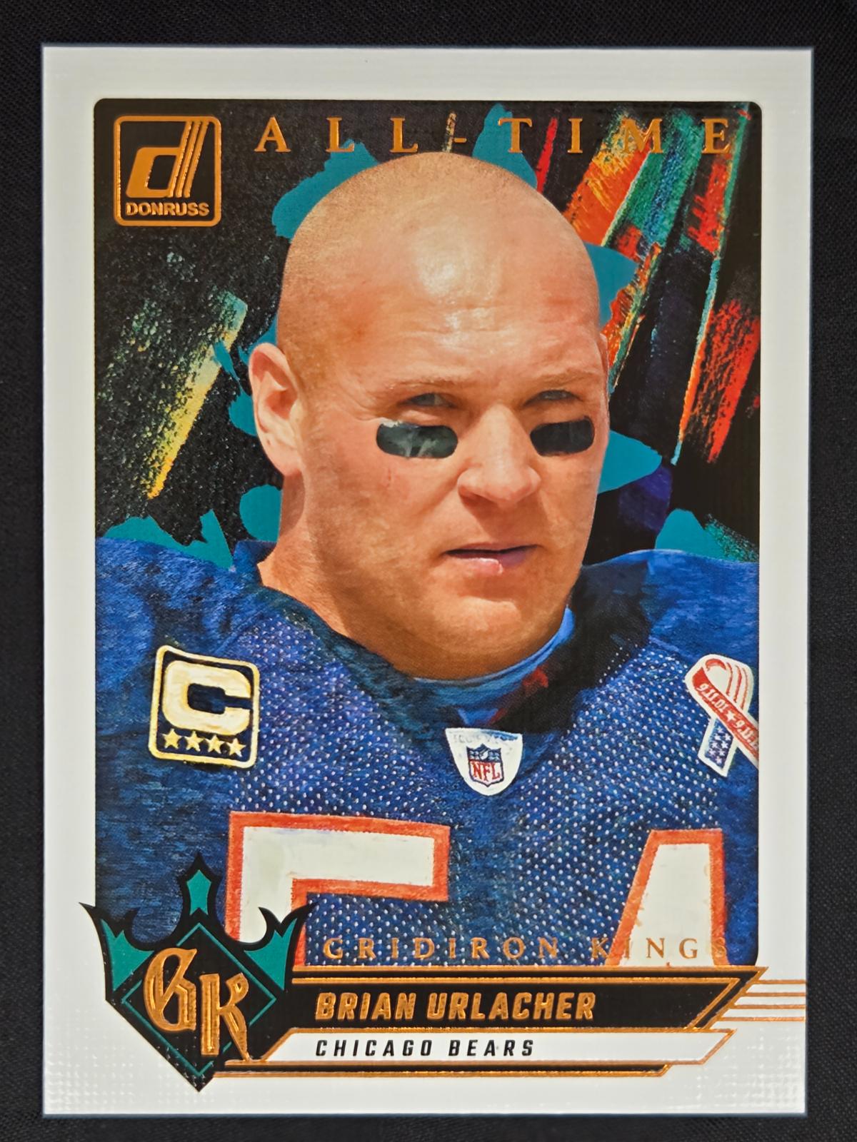 2024 Panini Donruss All-Time Gridiron Kings Brian Urlacher #3 card