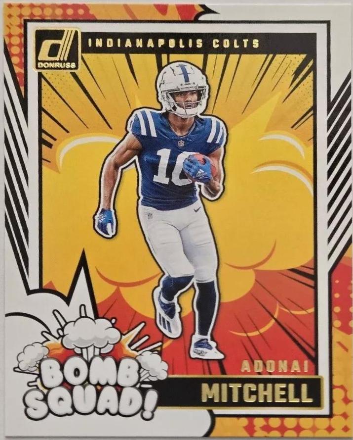 2024 Panini Donruss Bomb Squad Adonai Mitchell #9 card