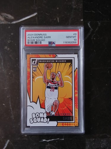 2024 Panini Donruss Bomb Squad Alexandre Sarr #9 card