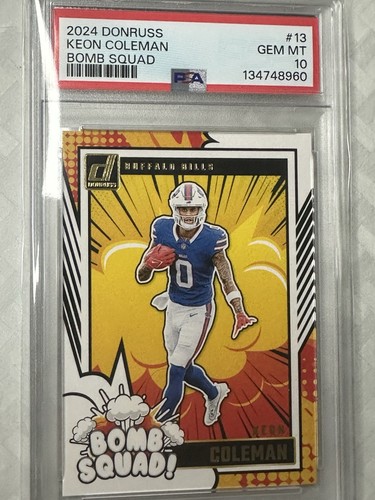 2024 Panini Donruss Bomb Squad Keon Coleman #13 card