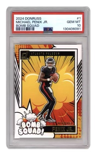 2024 Panini Donruss Bomb Squad Michael Penix Jr. #1 card