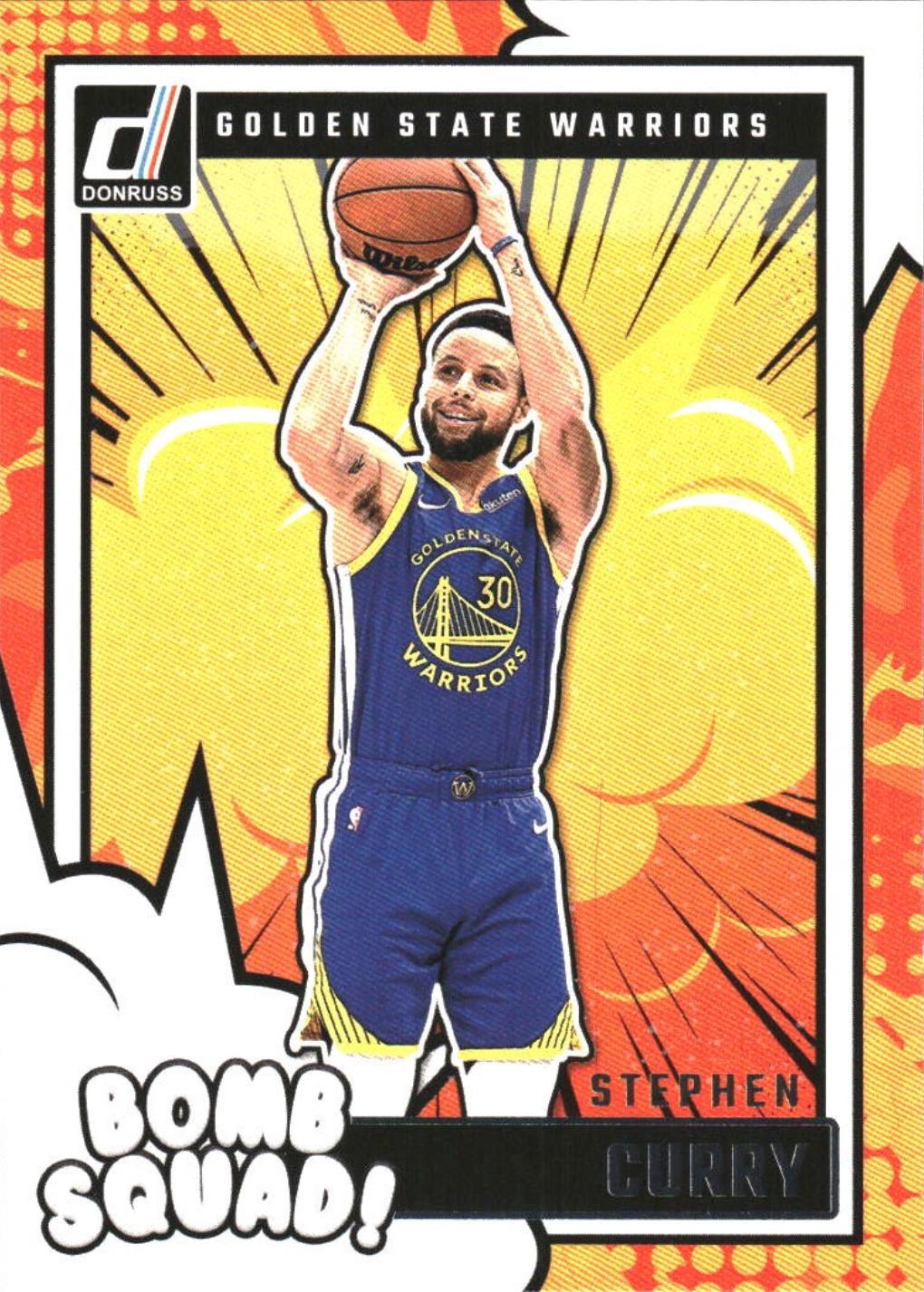2024 Panini Donruss Bomb Squad Stephen Curry [Winter] #1 card