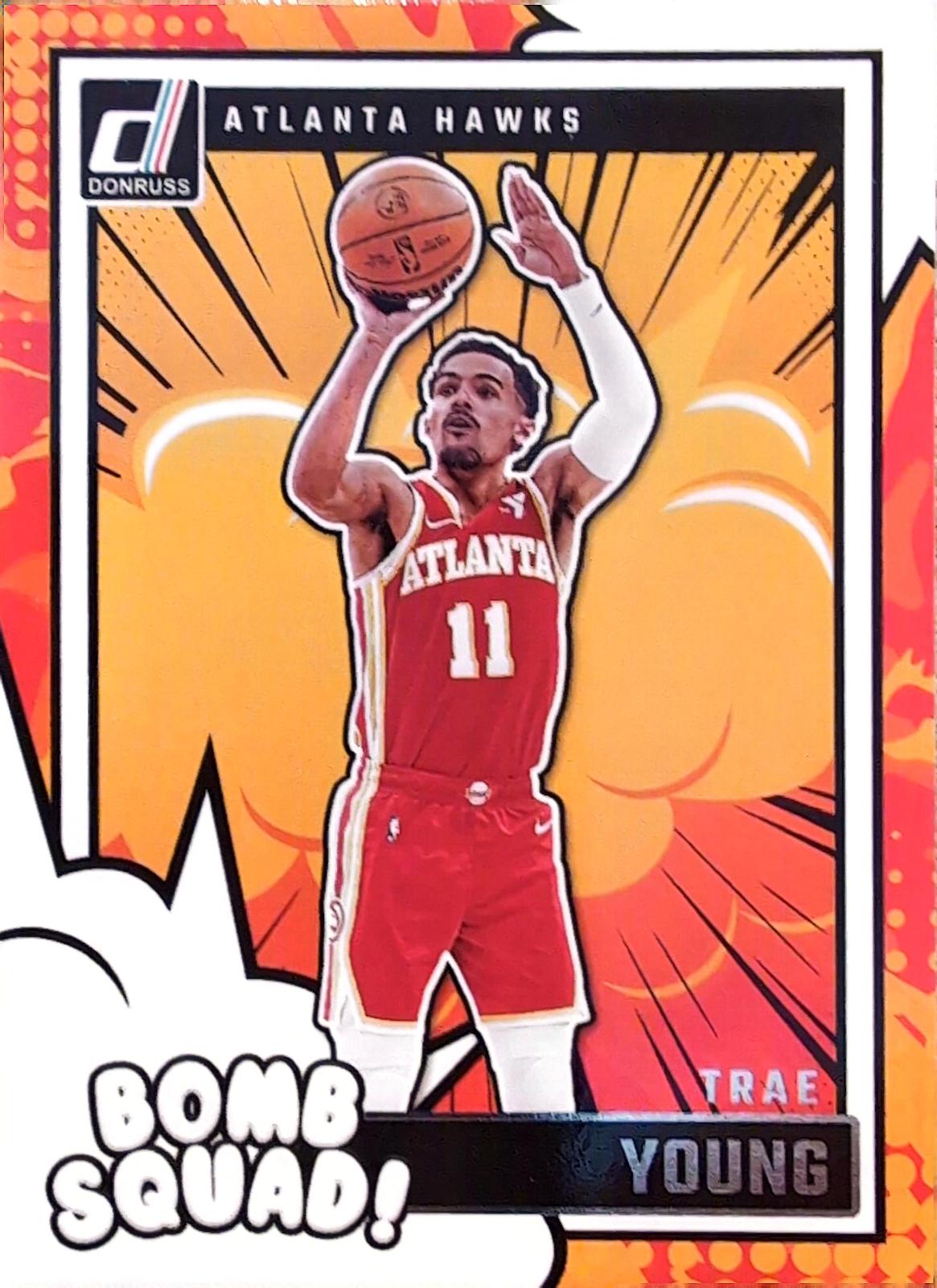 2024 Panini Donruss Bomb Squad Trae Young #10 card