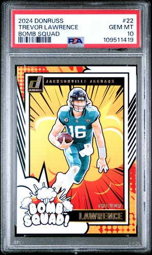2024 Panini Donruss Bomb Squad Trevor Lawrence #22 card