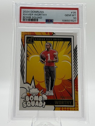 2024 Panini Donruss Bomb Squad Xavier Worthy #35 card