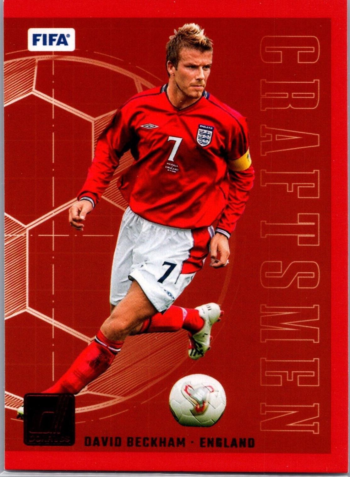 2024 Panini Donruss Craftsmen David Beckham [Red] #25 card