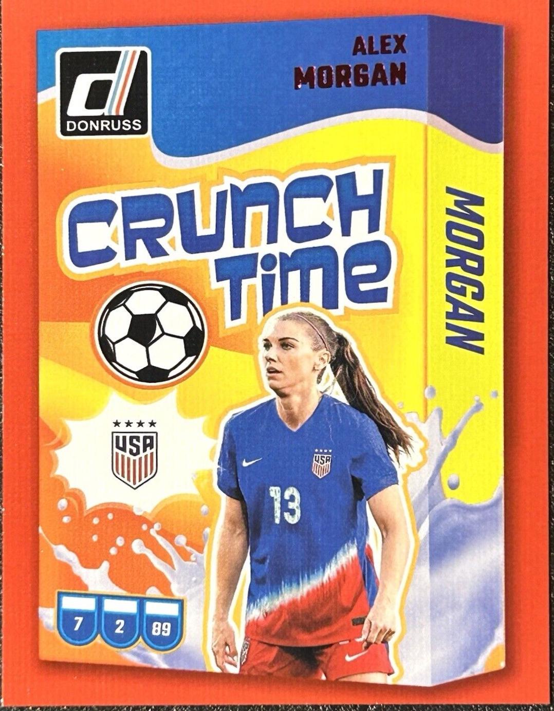 2024 Panini Donruss Crunch Time Alex Morgan [Red] #16 card