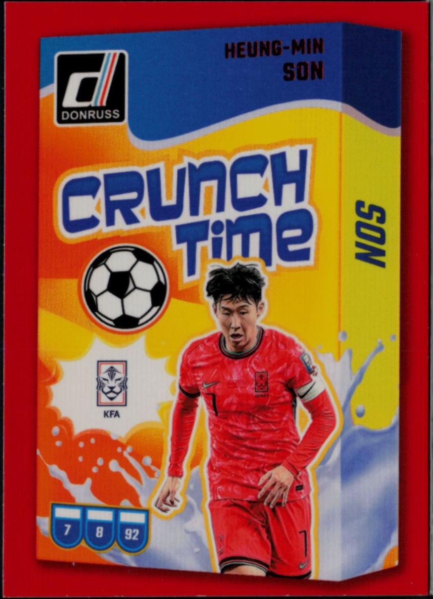 2024 Panini Donruss Crunch Time Heung-Min Son [Red] #5 card