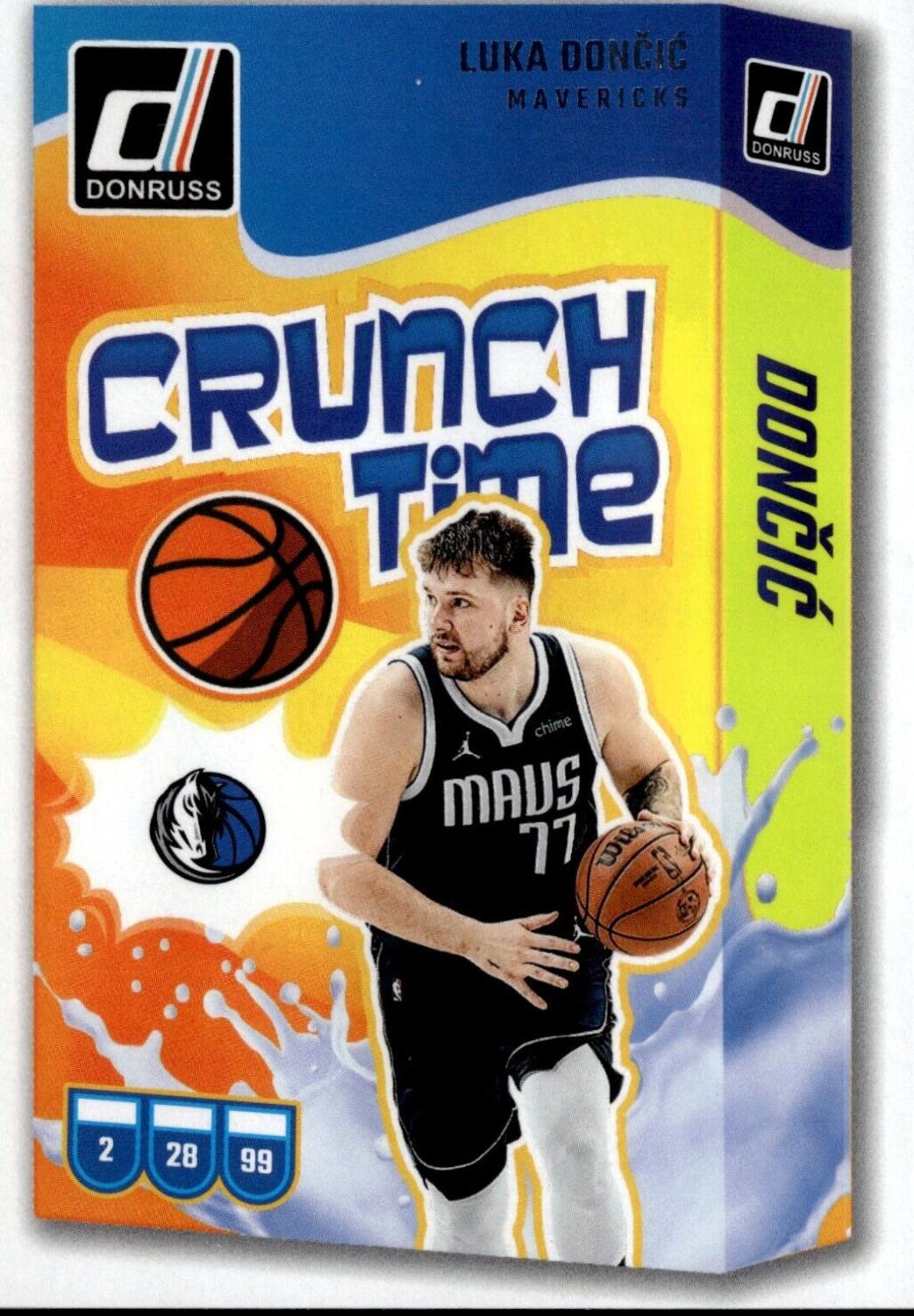 2024 Panini Donruss Crunch Time Luka Doncic #8 card