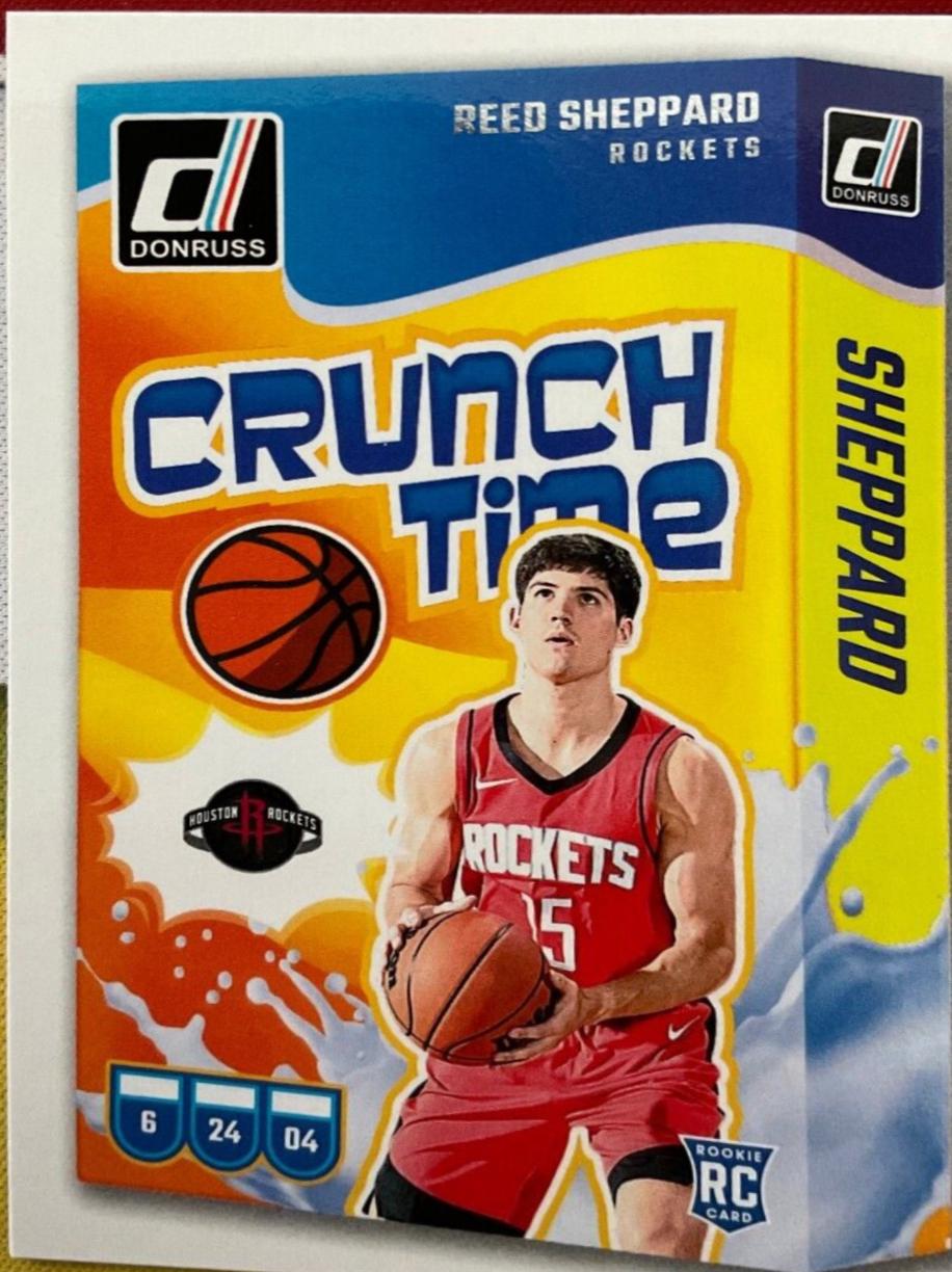 2024 Panini Donruss Crunch Time Reed Sheppard #9 card