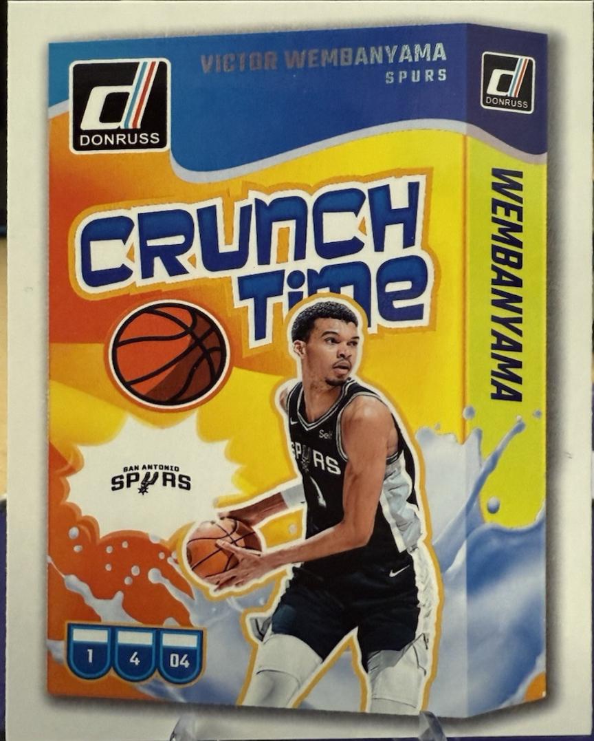 2024 Panini Donruss Crunch Time Victor Wembanyama #2 card