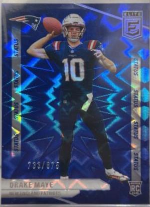 2024 Panini Donruss Elite Drake Maye [Status Explosion] #185 card