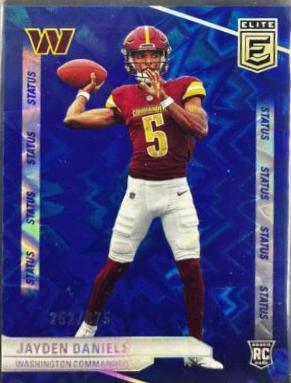 2024 Panini Donruss Elite Jayden Daniels [Status Explosion] #165 card