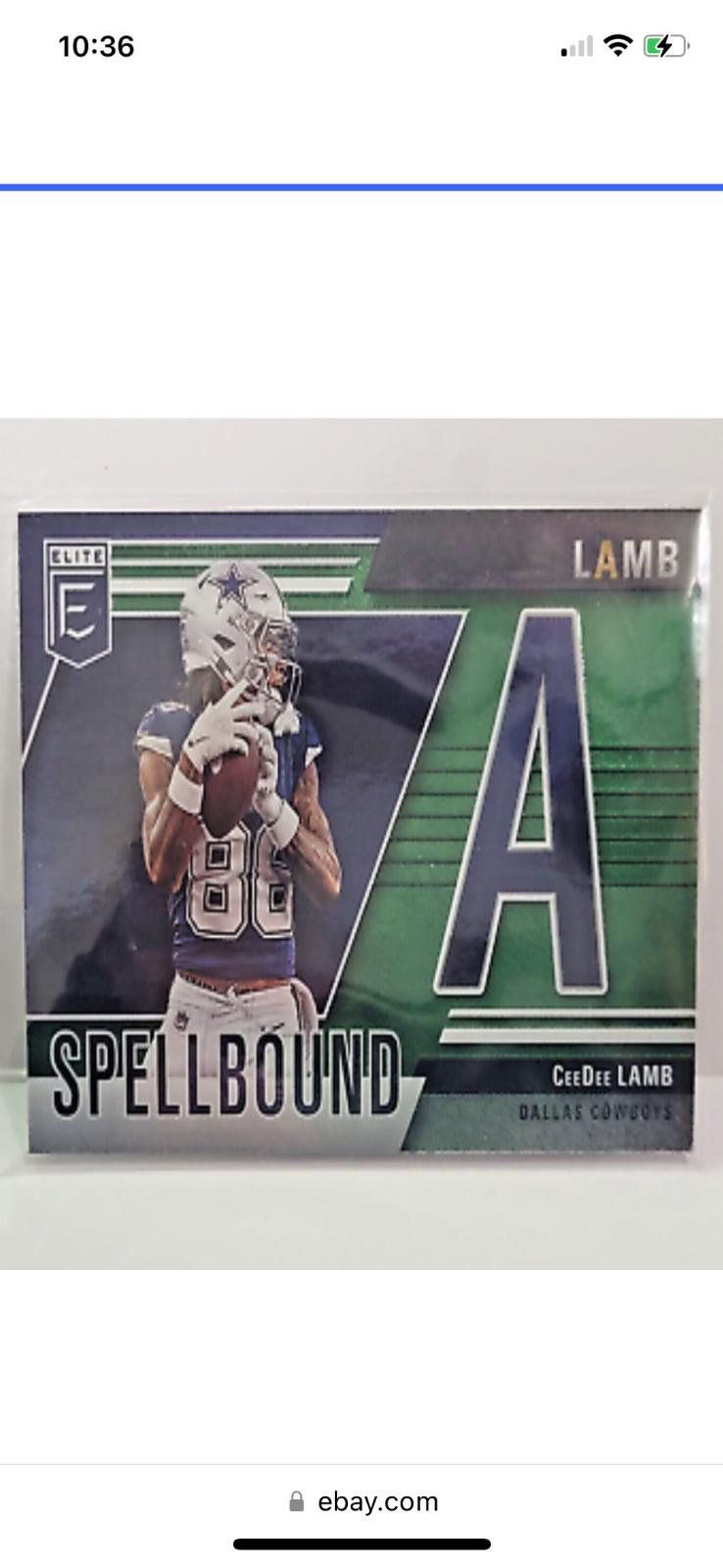 2024 Panini Donruss Elite Spellbound CeeDee Lamb [Green] #32 card