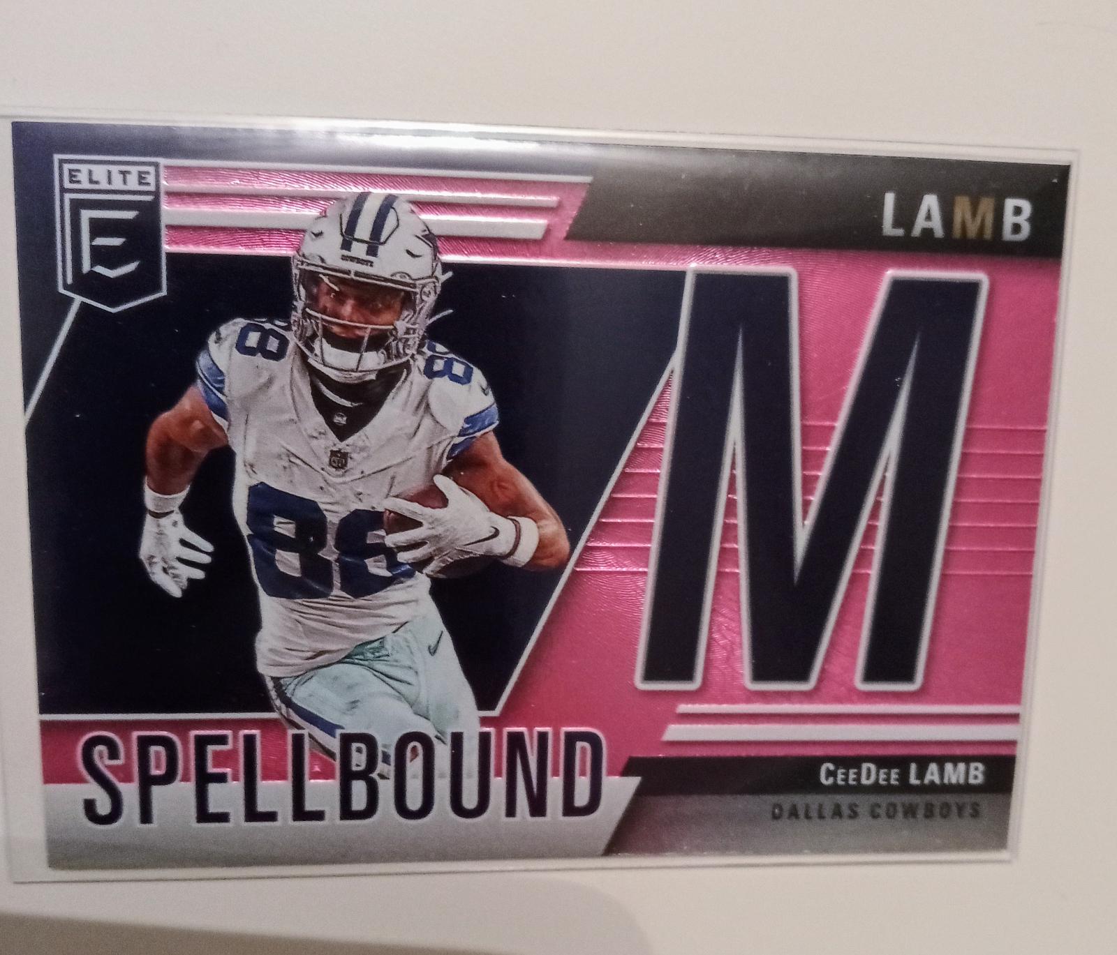 2024 Panini Donruss Elite Spellbound CeeDee Lamb [Pink] #33 card