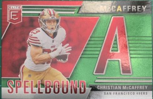 2024 Panini Donruss Elite Spellbound Christian McCaffrey #15 card