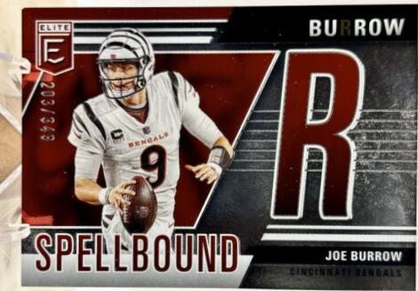 2024 Panini Donruss Elite Spellbound Joe Burrow #37 card