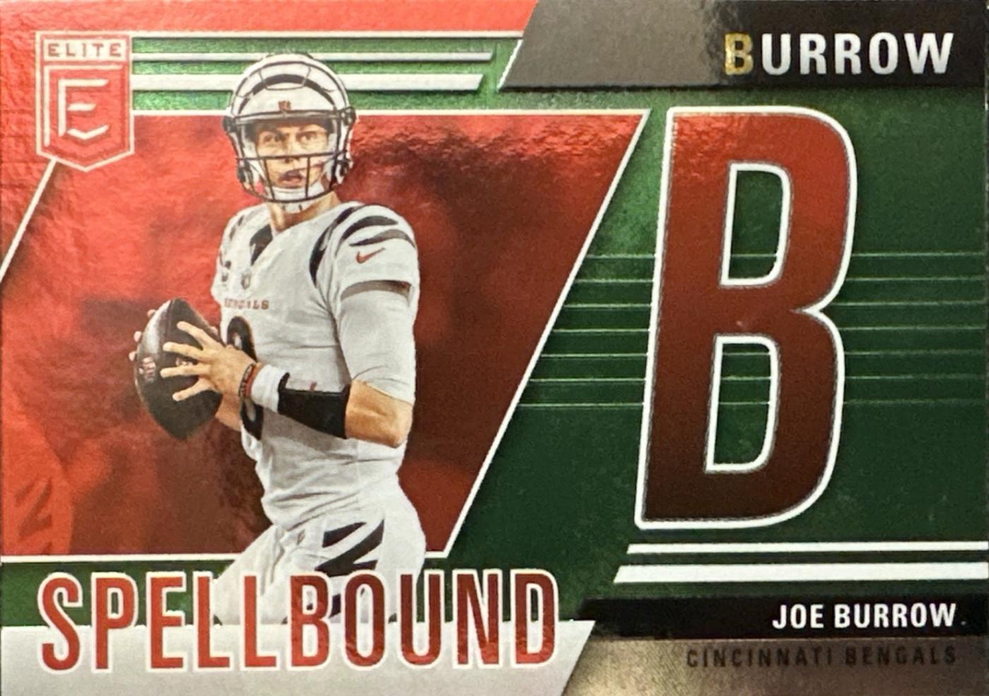 2024 Panini Donruss Elite Spellbound Joe Burrow [Green] #35 card
