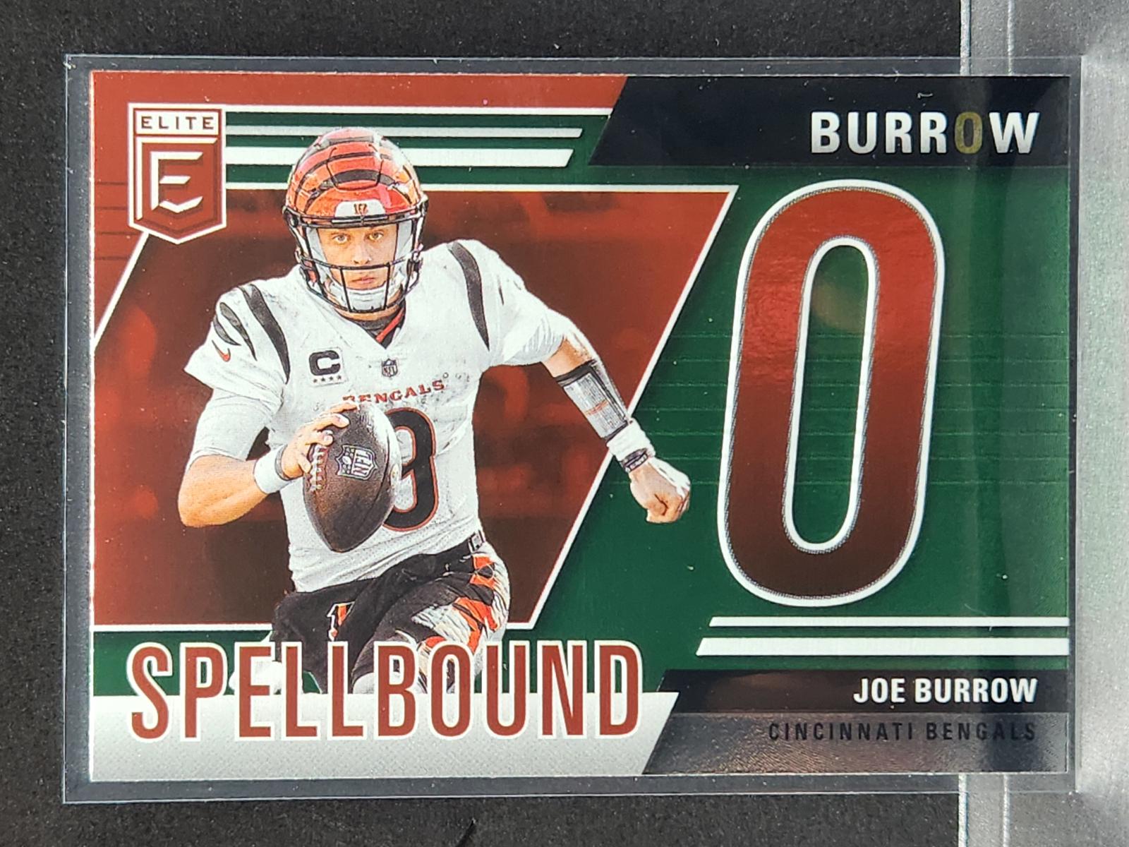 2024 Panini Donruss Elite Spellbound Joe Burrow [Green] #39 card