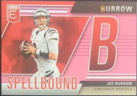 2024 Panini Donruss Elite Spellbound Joe Burrow [Pink] #35 card