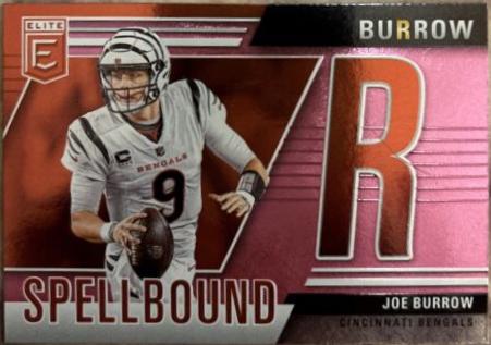 2024 Panini Donruss Elite Spellbound Joe Burrow [Pink] #37 card