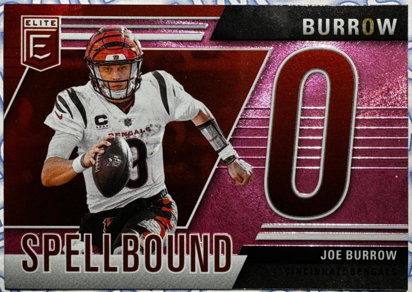 2024 Panini Donruss Elite Spellbound Joe Burrow [Pink] #39 card