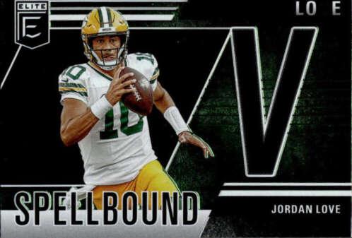 2024 Panini Donruss Elite Spellbound Jordan Love [Green] #29 card